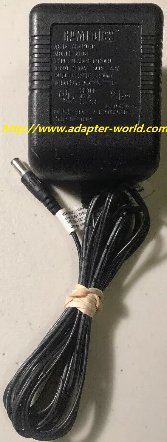 *100% Brand NEW* HoMedics 12VDC 1200mA ADP-1 / TEAD-48-121200U AC Adapter Free shipping!